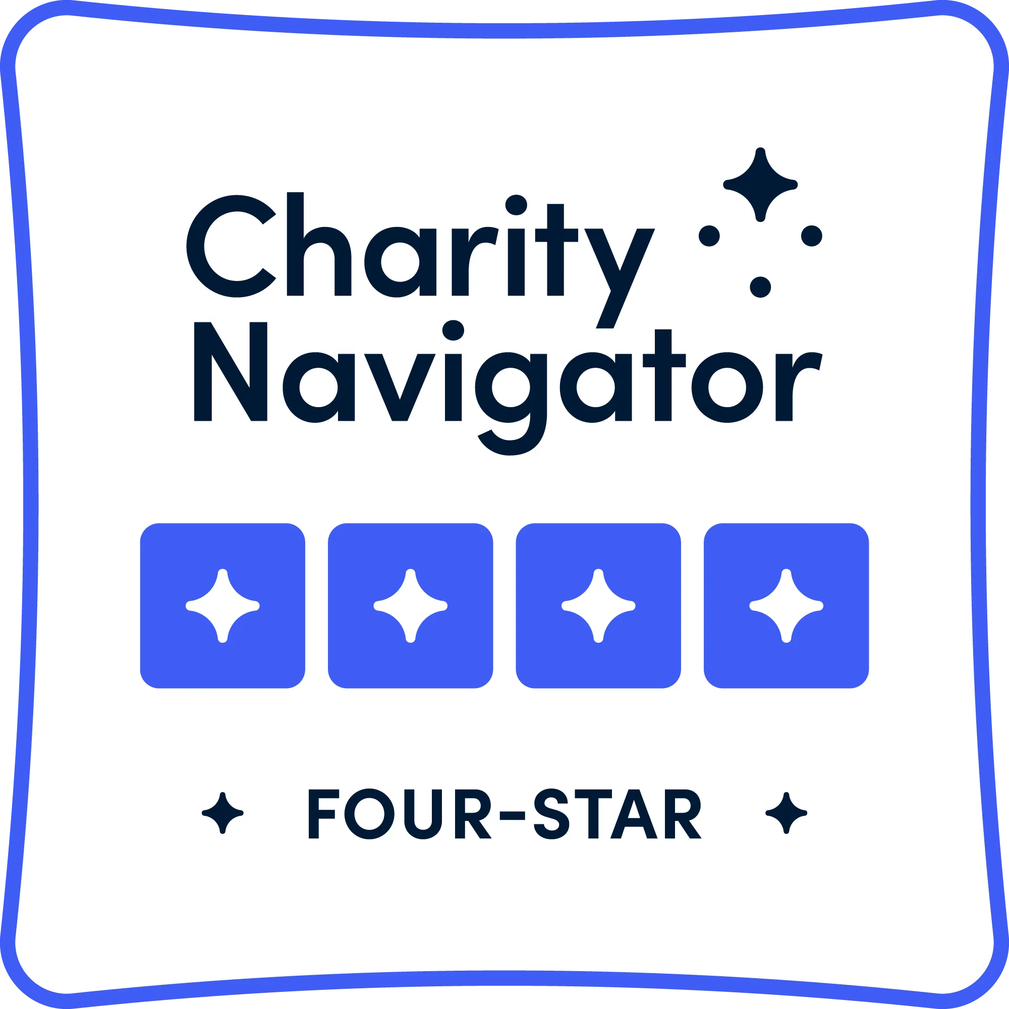 Charity Navigator Four Star Rating Badge